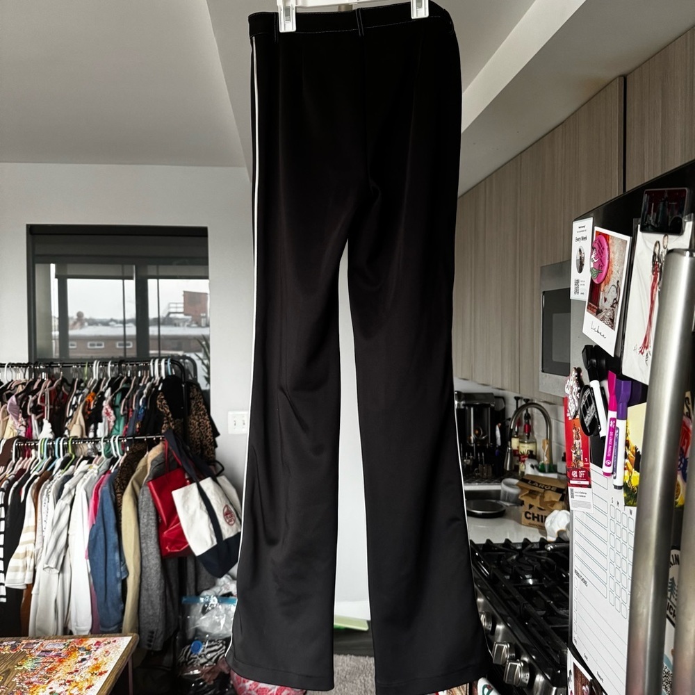 I.AM.GIA Slater Pants Black White Side Stripe High Rise Flare M ASO Kylie Jenner - Picture 9 of 10